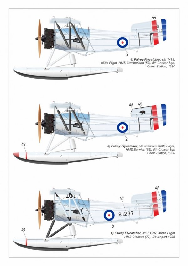 Armory Models 48004 Fairey Flycatcher British Interwar FAA Floatplane Fighter, Late (Metal) 1/48