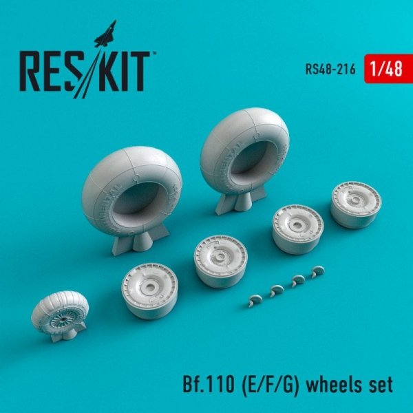 RESKIT RS48-0216 Bf.110 (E/F/G)  wheels set 1/48