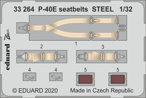 Eduard BIG33122 P-40E part I for Trumpeter 1/32