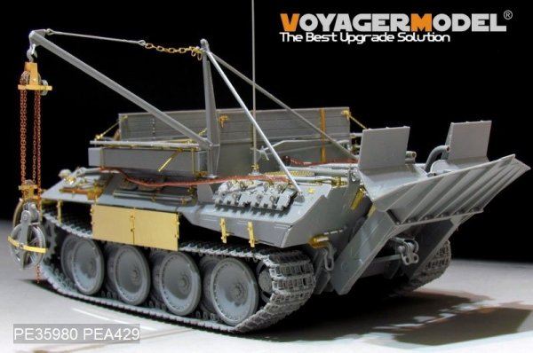 Voyager Model PE35980 WWII German Bergepanther Ausf.A (Late type,Panther G tool holders) Basic For TAKOM 2101 1/35