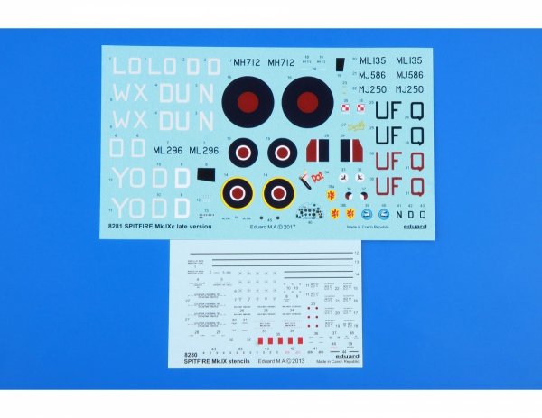 Eduard 8281 Spitfire Mk. IXc late version 1/48