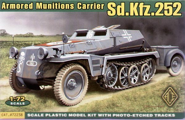 ACE 72238 Sd.Kfz.252 armoured amunitions carrier (1:72)