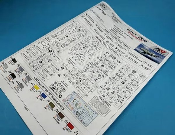 A&amp;A Models 7231 Hawk 208 light fighter (Malyasian A.F.) 1/72