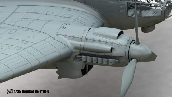 Border Model BF-018 WWII German Bomber Heinkel 111 H-6 1/35