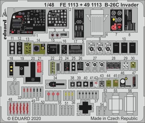 Eduard BIG49270 B-26C Invader ICM 1/48