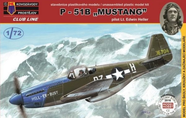 Kovozavody Prostejov CLK0003 P-51B MUSTANG (1:72)