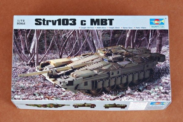 Trumpeter 07220 Strv103 c MBT (1:72)