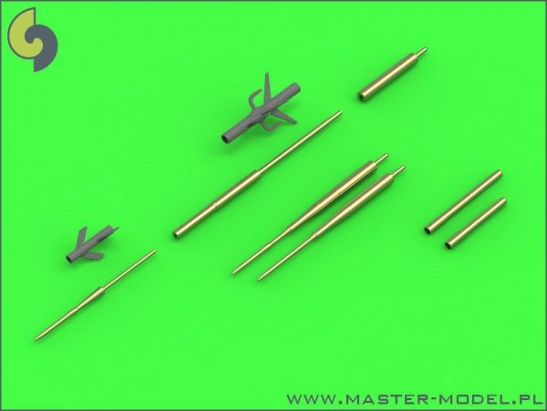 Master AM-48-122 Su-17, Su-20, Su-22 (Fitter) - Pitot Tubes and 30mm gun barrels 1:48