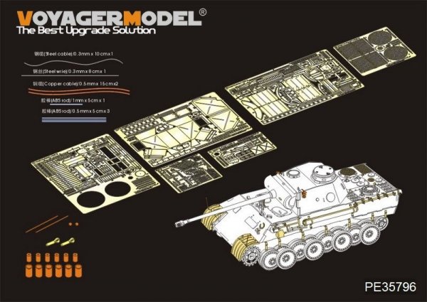 Voyager Model PE35796 WWII German Panther D Basic (For TAMIYA 35345) 1/35
