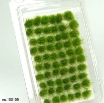 Bear`s Scale Modeling 100105 SELF-ADHESIVE GRASS TUFTS (120 PCS)