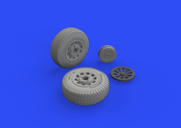 Eduard 648512 P-51D wheels rhomboid treat 1/48 EDUARD