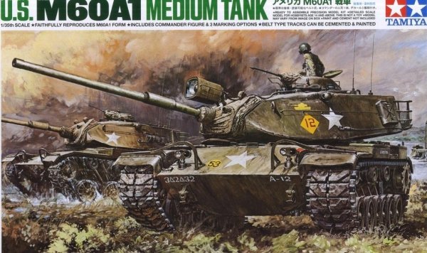 Tamiya 25166 US KPz M60A1 Medium Tank (1:35)