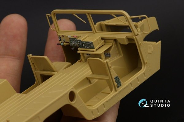 Quinta Studio QD35039 HUMVEE Family 3D-Printed &amp; coloured Interior on decal paper (Tamiya) 1/35