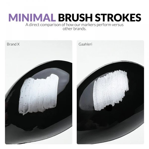 Gaahleri 42328 Metallic Series Marker Set - 10 Colors
