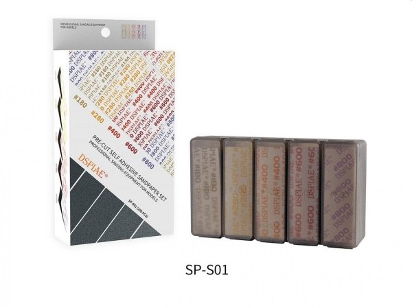 DSPIAE SP-S01 Adhesive Sanding Paper Sets 180-800, 100pcs per Set