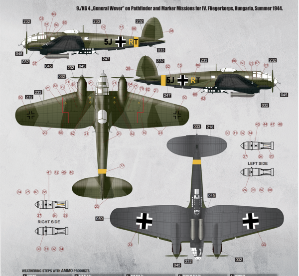 Border Model BF-018 WWII German Bomber Heinkel 111 H-6 1/35