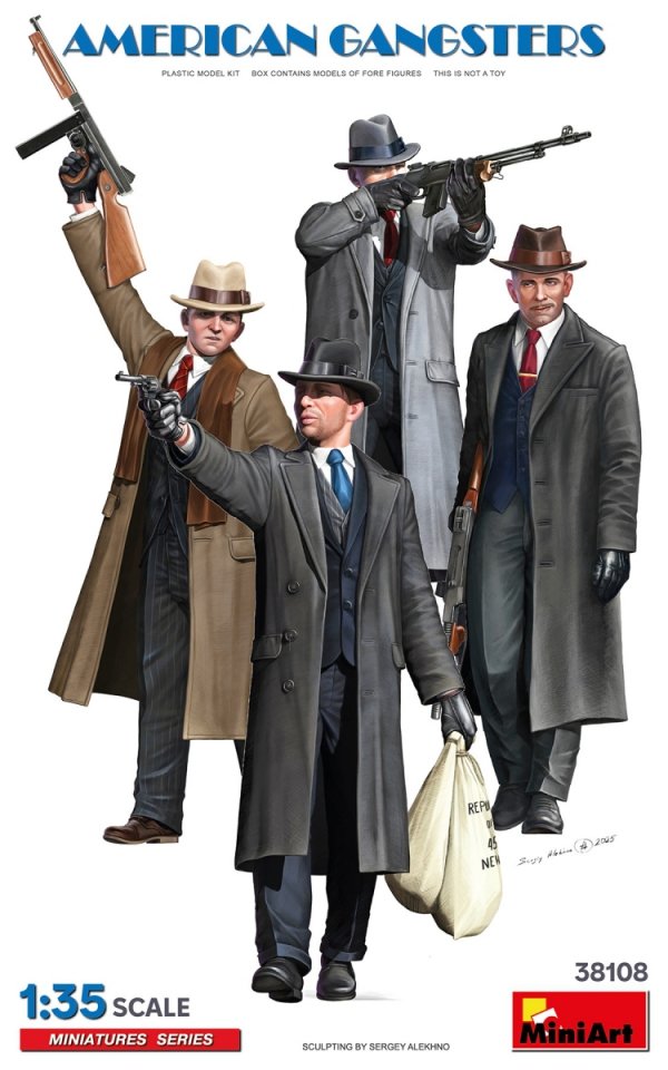  MiniArt 38108 American Gangsters 1/35