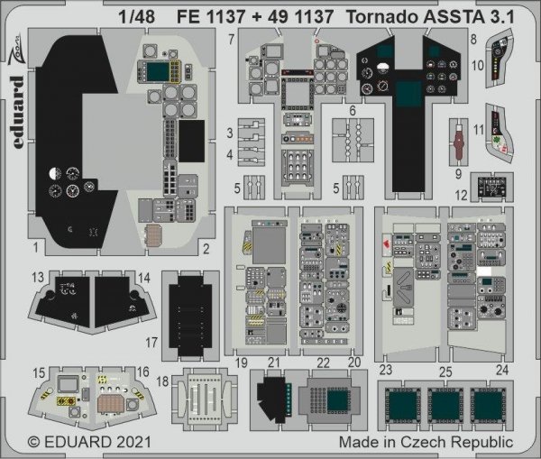 Eduard FE1137 Tornado ASSTA 3.1 for Revell 1/48
