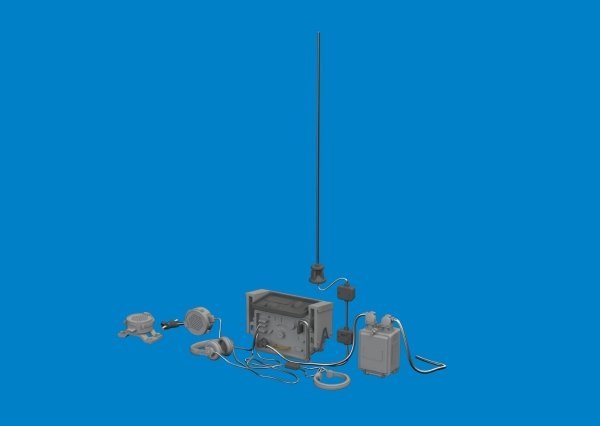 Eduard 635038 Sd. Kfz. 250 radio equipment PRINT TAKOM 1/35