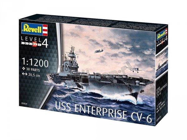 Revell 65824 USS Enterprise CV-6 Model Set 1/1200
