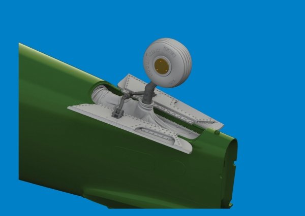 Eduard 6481143 P-40N tail wheel bay PRINT EDUARD 1/48