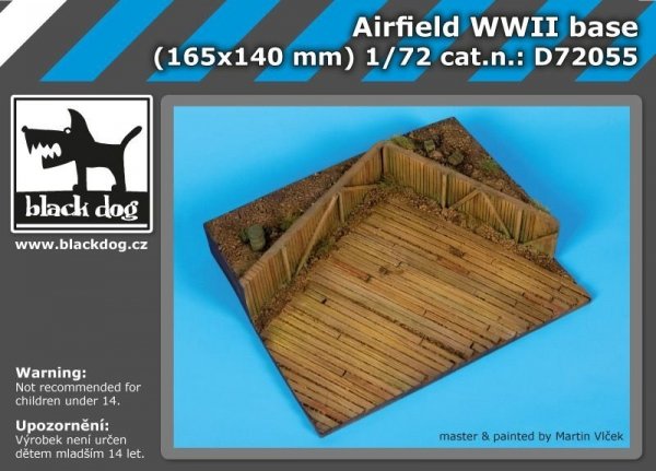 Black Dog D72055 Airfield WW II base 1/72