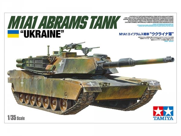 Tamiya 25216 U.S. M1A1 Abrams Tank &quot;Ukraine&quot; 1/35