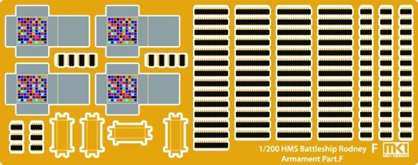 MK1 Design MD-20013 HMS Rodney DX Pack 1/200