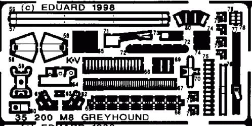 Eduard 35200 M-8 Greyhound 1:35 Tamiya 