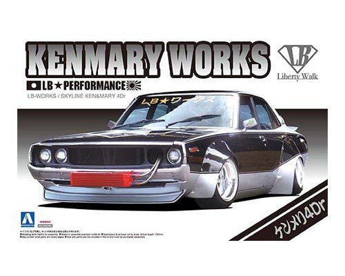 Aoshima 00982 LB WORKS KEN MARY 4Dr 1:24