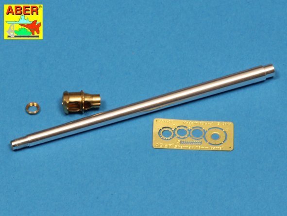 Aber 35L-137 U.S 76 mm M1A2 barrel with muzzle brake for Sherman M4 &amp; M-18 Hellcat (1:35)	