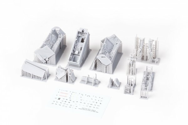 Eduard 6481165 Jaguar wheel bays &amp; undercarriage legs PRINT for AIRFIX 1/48