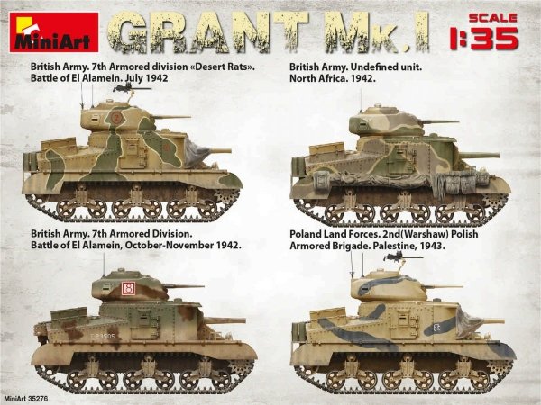 MiniArt 35276 GRANT Mk.I 1/35