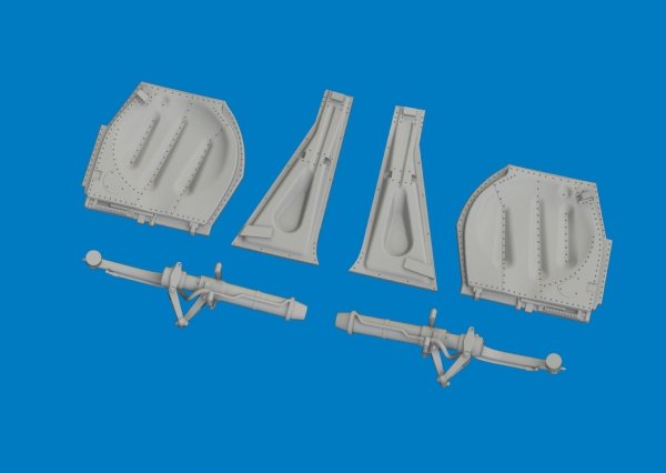 Eduard 672446 P-51D undercarriage legs PRINT for ARMA HOBBY 1/72