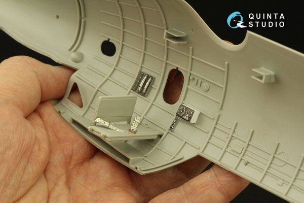 Quinta Studio QD32164 TBF-1C Avenger 3D-Printed &amp; coloured Interior on decal paper (Trumpeter) 1/32