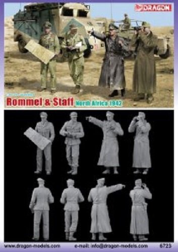 Dragon 6723 Rommel / Staff North Africa 1942 (1:35)