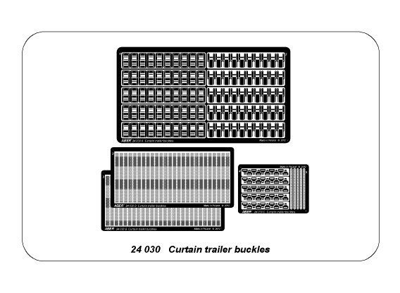 Aber 24030 Klamry do naczep kurtynowych (1:24)