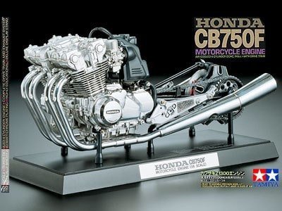 Tamiya 16024 Honda CB750F Motorcycle Engine 1/6