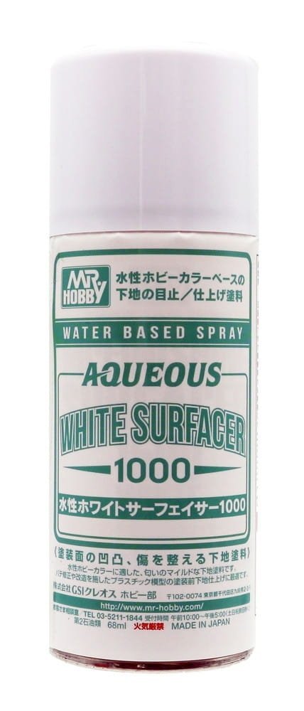Mr.Hobby B-612 Mr. Aqueous White Surfacer 1000