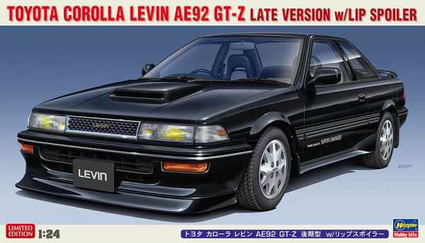 Hasegawa 20655 Toyota Corolla Levin AE92 GT-Z Late Version w/Lip Spoiler