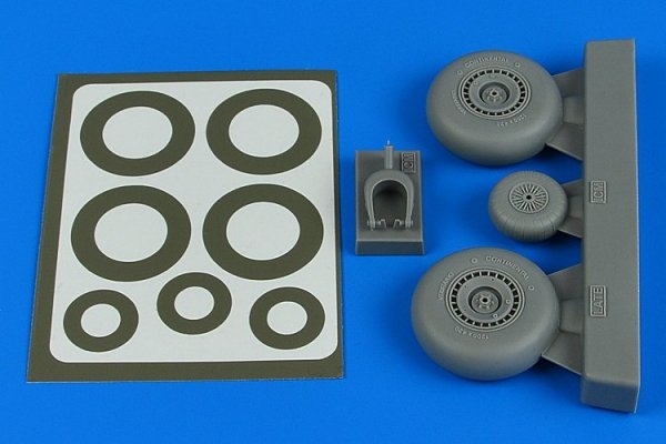 Aires 4806 Do 217N wheels &amp; paint masks - late B 1/48 ICM