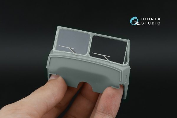 Quinta Studio QD+35162 KrAZ-6322 3D-Printed &amp; coloured Interior on decal paper (Takom) (with 3D-printed resin parts) 1/35