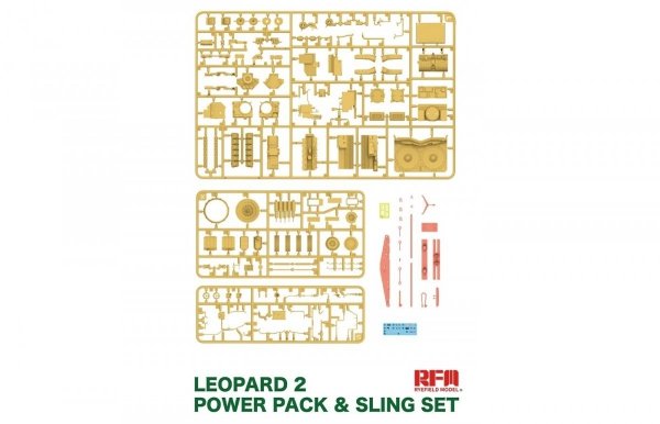 Rye Field Model 2050 Leopard 2 Powerpack &amp; Sling Set 1/35