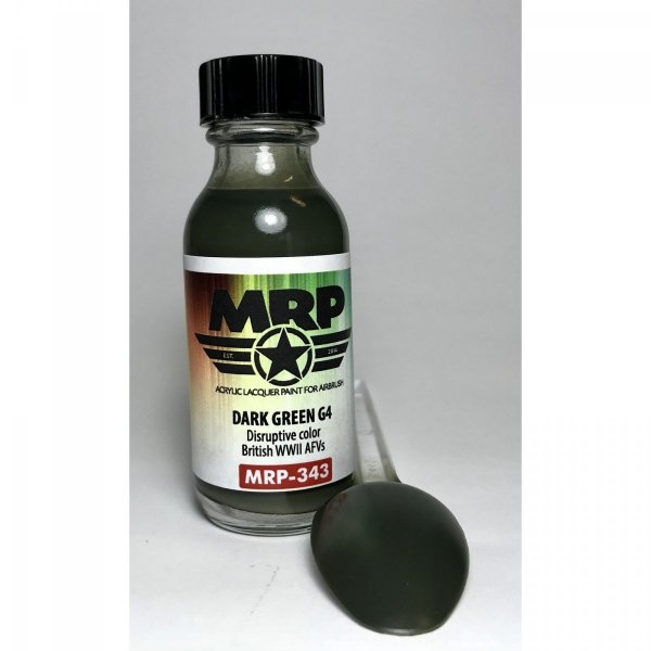 MR. Paint MRP-343 DARK GREEN G4 British WWII AFV 30ml