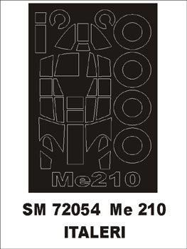 Montex SM72054 Me-210 ITALERI