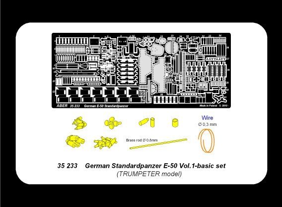 Aber 35233 German Standardpanzer E-50 - vol. 1 - basic set (1:35)