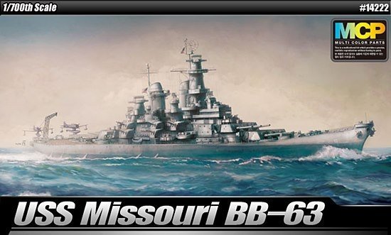 Academy 14222 BB-63 USS Missouri 1/700