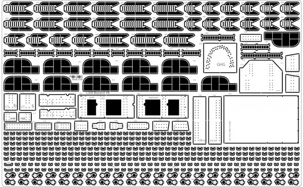 Pontos 27001F1 BISMARCK 1941 Detail Up Set Advanced (1:200)