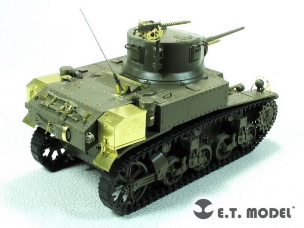 E.T. Model E35-280 U.S. M3 STUART Light Tank（Late Production) (For TAMIYA 35360) 1/35