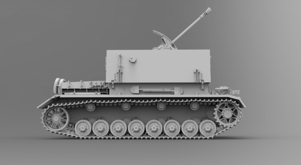 Border Model BT-007 Mobelwagen 3.7cm Flak auf Fgst. Pz.Kpfw. IV (Sf) 1/35